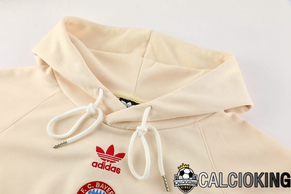 Tuta Calcio - Felpa Con Cappuccio Bayern Monaco Giallo 2024/2025