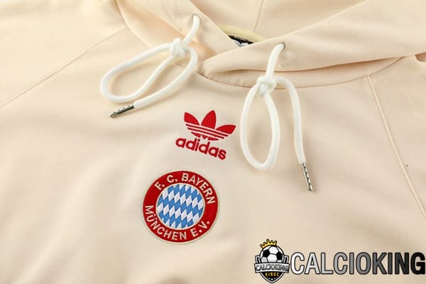 Tuta Calcio - Felpa Con Cappuccio Bayern Monaco Giallo 2024/2025