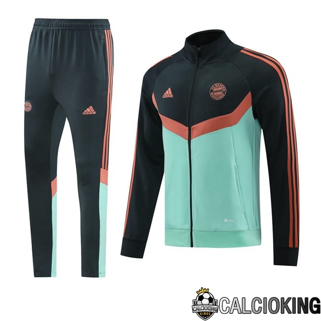 Comprare Maglia Calcio 2024 2025 2026 Personalizzazione,Tuta Da Calcio,Maglie De Calcio Retro Online | Insieme Tuta Calcio - Giacca Bayern Monaco Verde 2025/2026