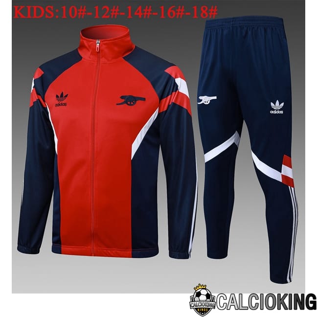 Comprare Maglia Calcio 2024 2025 2026 Personalizzazione,Tuta Da Calcio,Maglie De Calcio Retro Online | Insieme Tuta Calcio - Giacca Arsenal Bambino Rosso 2025/2026