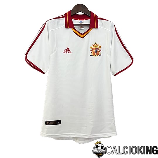 Comprare Maglia Calcio 2024 2025 2026 Personalizzazione,Tuta Da Calcio,Maglie De Calcio Retro Online | Maglie Calcio Spagna Retro Seconda 2000