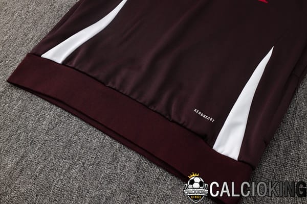 Tuta Calcio - Felpa Con Cappuccio Bayern Monaco Rosso 2025/2026