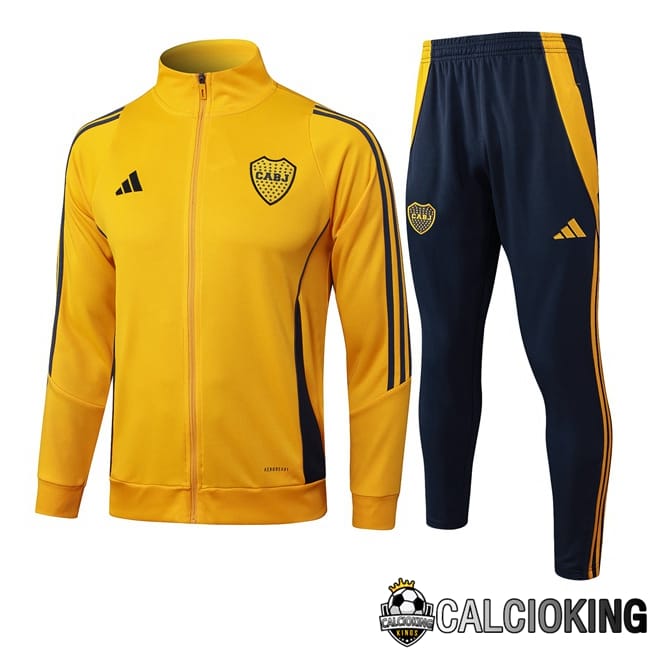 Comprare Maglia Calcio 2024 2025 2026 Personalizzazione,Tuta Da Calcio,Maglie De Calcio Retro Online | Insieme Tuta Calcio - Giacca Boca Juniors Giallo 2025/2026