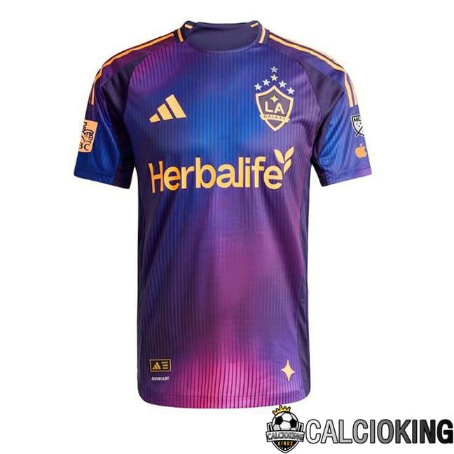 Comprare Maglia Calcio 2025 2026 2027 Personalizzazione,Tuta Da Calcio,Maglie De Calcio Retro Online | Maglie Calcio LA Galaxy Seconda Blu Viola 2025/2026