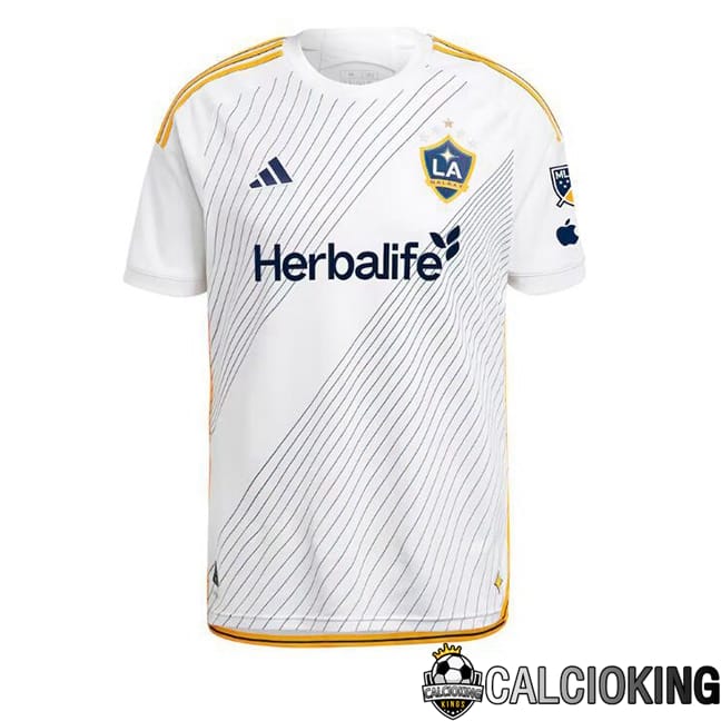 Comprare Maglia Calcio 2025 2026 2027 Personalizzazione,Tuta Da Calcio,Maglie De Calcio Retro Online | Maglie Calcio LA Galaxy Prima Bianco 2025/2026