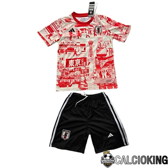 Comprare Maglia Calcio 2024 2025 2026 Personalizzazione,Tuta Da Calcio,Maglie De Calcio Retro Online | Maglie Calcio Giappone Bambino Special Edition Rosso 2025/2026