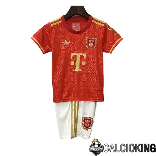 Comprare Maglia Calcio 2024 2025 2026 Personalizzazione,Tuta Da Calcio,Maglie De Calcio Retro Online | Maglie Calcio Bayern Monaco Bambino 125th Anniversary 2025/2026