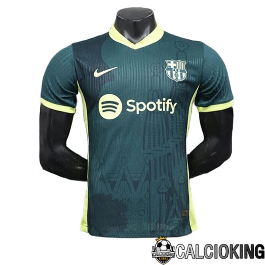 Comprare Maglia Calcio 2024 2025 2026 Personalizzazione,Tuta Da Calcio,Maglie De Calcio Retro Online | Maglie Calcio FC Barcellona Edizione Speciale Verde 2025/2026