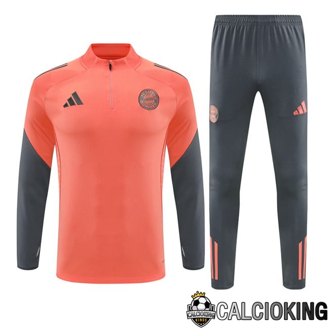 Comprare Maglia Calcio 2024 2025 2026 Personalizzazione,Tuta Da Calcio,Maglie De Calcio Retro Online | Insieme Tuta Calcio Bayern Monaco Arancia 2025/2026