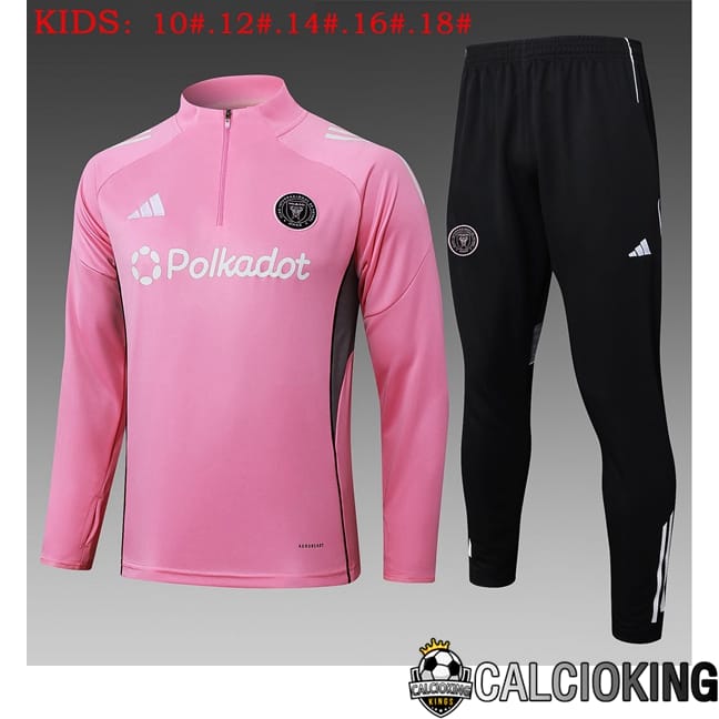 Comprare Maglia Calcio 2024 2025 2026 Personalizzazione,Tuta Da Calcio,Maglie De Calcio Retro Online | Insieme Tuta Calcio Inter Miami CF Bambino Rosa 2025/2026