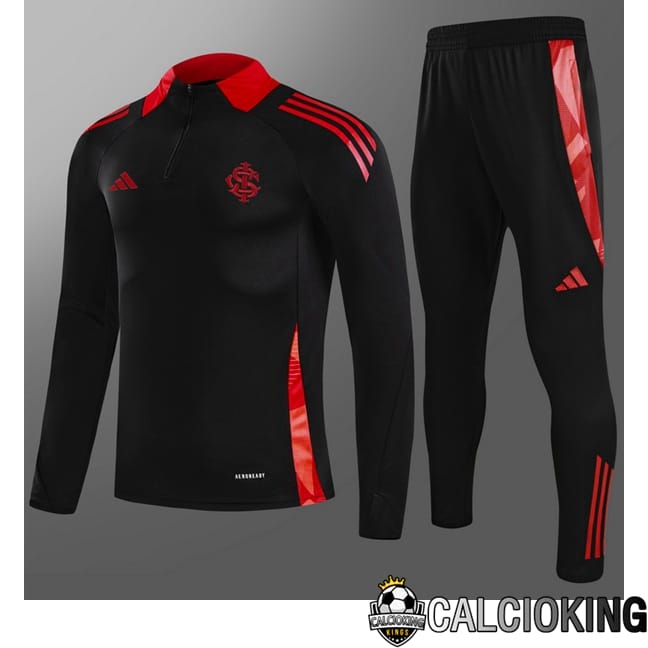 Comprare Maglia Calcio 2024 2025 2026 Personalizzazione,Tuta Da Calcio,Maglie De Calcio Retro Online | Insieme Tuta Calcio SC Internacional Bambino Nero 2025/2026