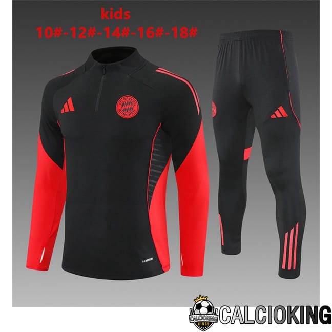 Comprare Maglia Calcio 2024 2025 2026 Personalizzazione,Tuta Da Calcio,Maglie De Calcio Retro Online | Insieme Tuta Calcio Bayern Monaco Bambino Nero 2025/2026