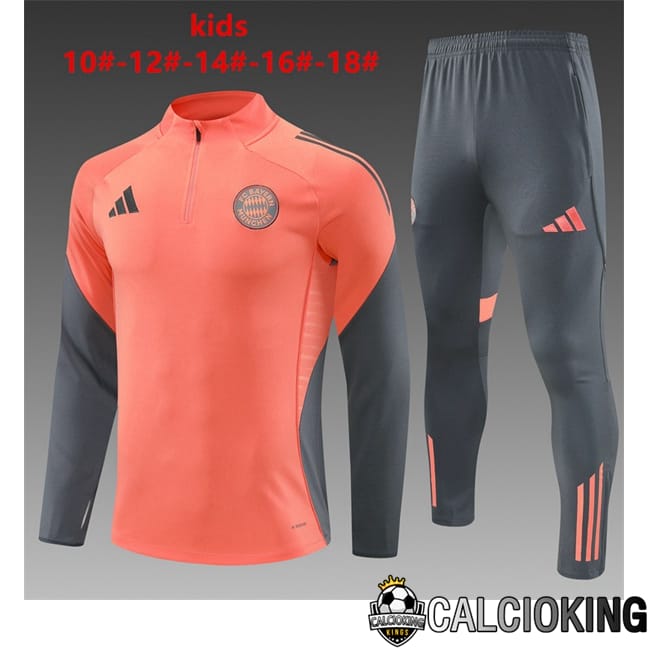 Comprare Maglia Calcio 2024 2025 2026 Personalizzazione,Tuta Da Calcio,Maglie De Calcio Retro Online | Insieme Tuta Calcio Bayern Monaco Bambino Arancia 2025/2026