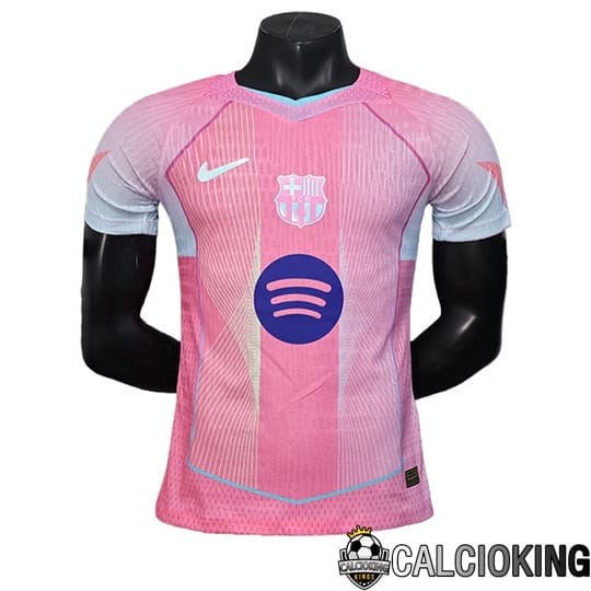 Comprare Maglia Calcio 2024 2025 2026 Personalizzazione,Tuta Da Calcio,Maglie De Calcio Retro Online | Maglie Calcio FC Barcellona Special Edition Rosa 2025/2026