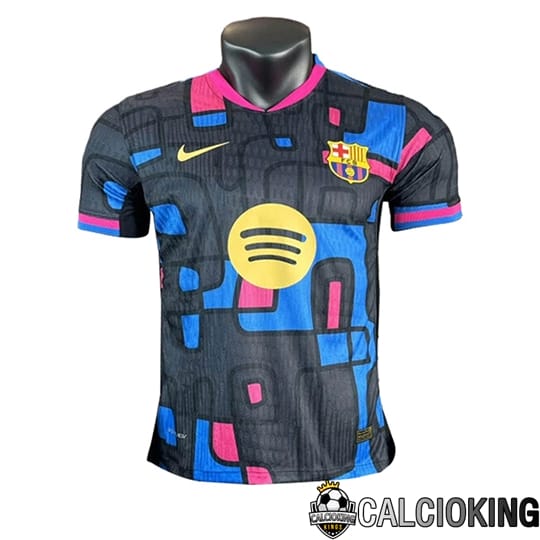 Comprare Maglia Calcio 2024 2025 2026 Personalizzazione,Tuta Da Calcio,Maglie De Calcio Retro Online | Maglie Calcio FC Barcellona Special Edition Nero/Blu 2025/2026