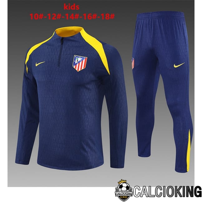 Comprare Maglia Calcio 2024 2025 2026 Personalizzazione,Tuta Da Calcio,Maglie De Calcio Retro Online | Insieme Tuta Calcio Atletico Madrid Bambino Blu Reale 2025/2026