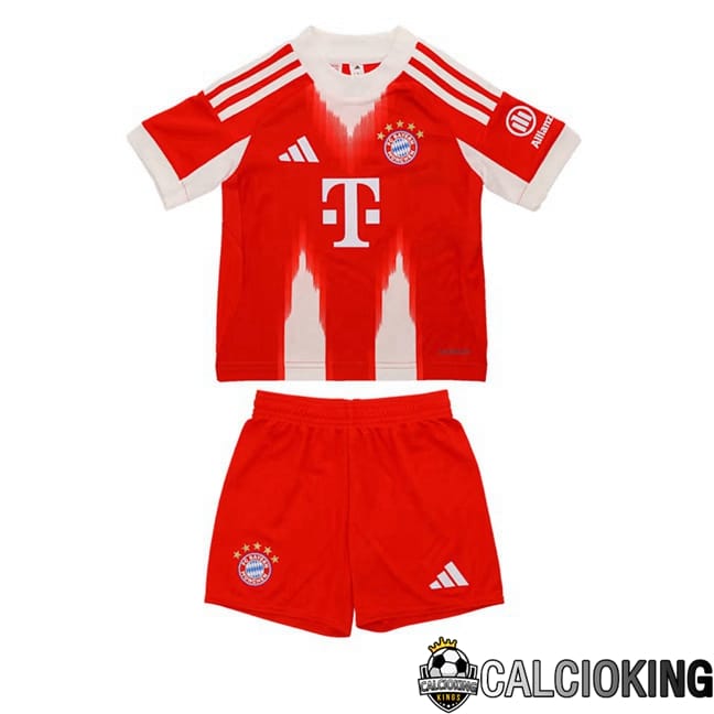 Comprare Maglia Calcio 2024 2025 2026 Personalizzazione,Tuta Da Calcio,Maglie De Calcio Retro Online | Maglie Calcio Bayern Monaco Bambino Prima Rosso 2025/2026