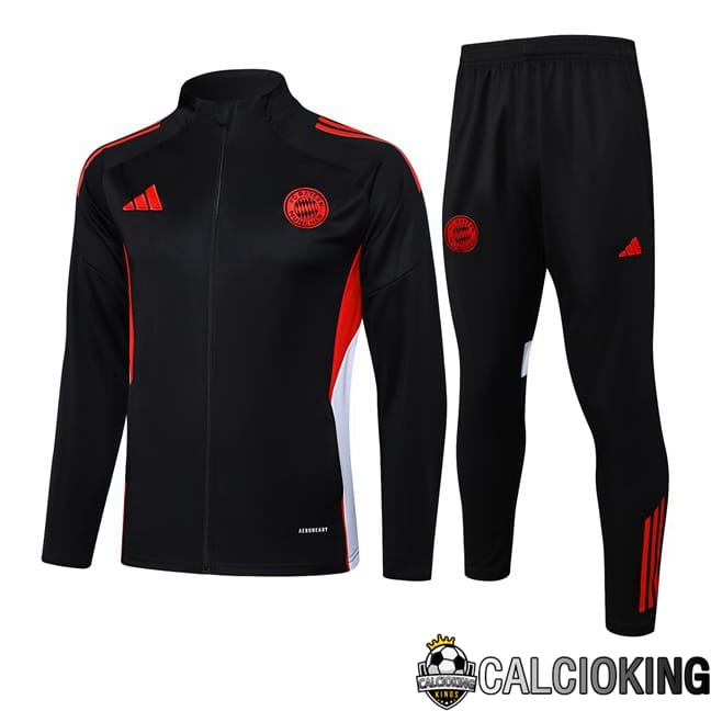 Comprare Maglia Calcio 2024 2025 2026 Personalizzazione,Tuta Da Calcio,Maglie De Calcio Retro Online | Insieme Tuta Calcio - Giacca Bayern Monaco Nero 2025/2026