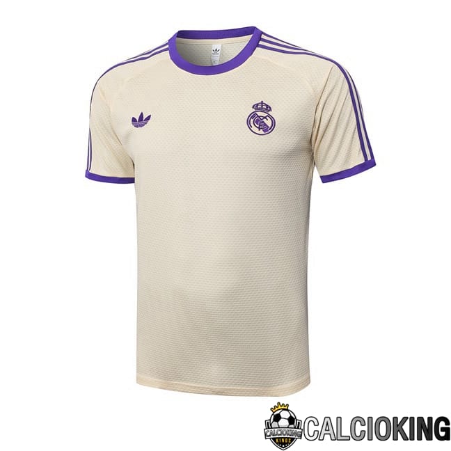 Comprare Maglia Calcio 2024 2025 2026 Personalizzazione,Tuta Da Calcio,Maglie De Calcio Retro Online | T Shirt Allenamento Real Madrid Giallo 2025/2026