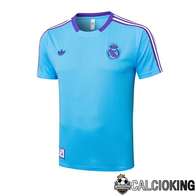 Comprare Maglia Calcio 2024 2025 2026 Personalizzazione,Tuta Da Calcio,Maglie De Calcio Retro Online | T Shirt Allenamento Real Madrid Blu 2025/2026