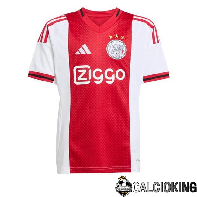 Comprare Maglia Calcio 2025 2026 2027 Personalizzazione,Tuta Da Calcio,Maglie De Calcio Retro Online | Maglie Calcio AFC Ajax Prima Rosso Bianco 2025/2026