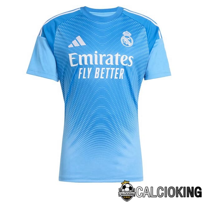 Comprare Maglia Calcio 2024 2025 2026 Personalizzazione,Tuta Da Calcio,Maglie De Calcio Retro Online | Maglie Calcio Real Madrid Portiere Blu 2025/2026