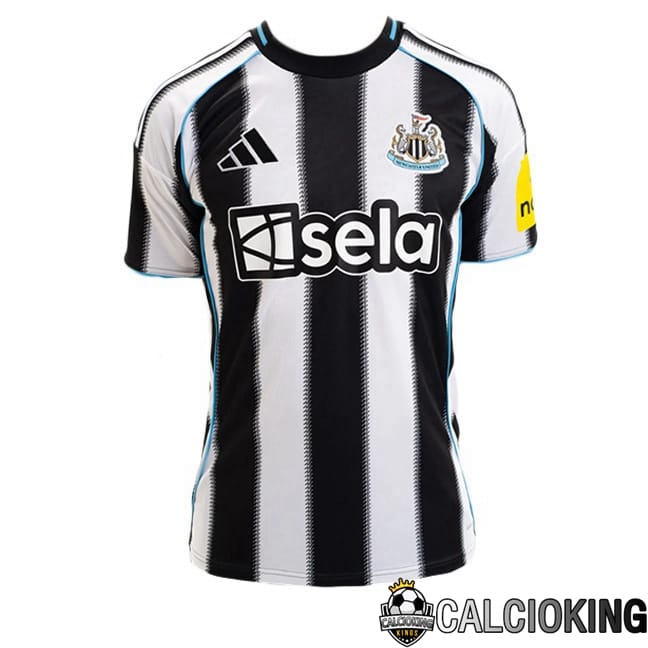 Comprare Maglia Calcio 2025 2026 2027 Personalizzazione,Tuta Da Calcio,Maglie De Calcio Retro Online | Maglie Calcio Newcastle United Prima Bianco Nero 2025/2026