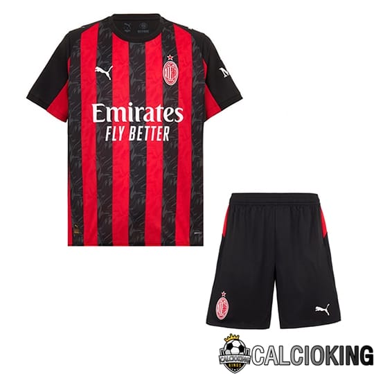 Comprare Maglia Calcio 2024 2025 2026 Personalizzazione,Tuta Da Calcio,Maglie De Calcio Retro Online | Maglie Calcio AC Milan Bambino Prima 2025/2026