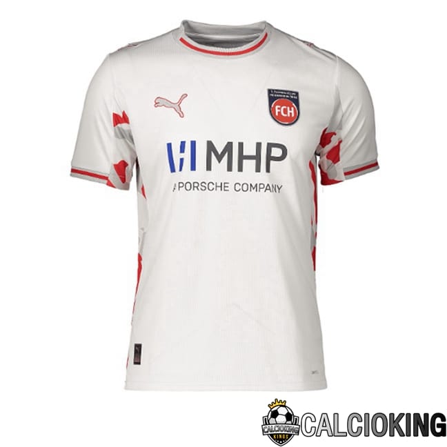 Comprare Maglia Calcio 2024 2025 2026 Personalizzazione,Tuta Da Calcio,Maglie De Calcio Retro Online | Maglie Calcio FC Heidenheim Terza Bianco 2025/2026