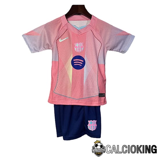 Comprare Maglia Calcio 2024 2025 2026 Personalizzazione,Tuta Da Calcio,Maglie De Calcio Retro Online | Maglie Calcio Barcellona Bambino Edizione Speciale Rosa 2025/2026