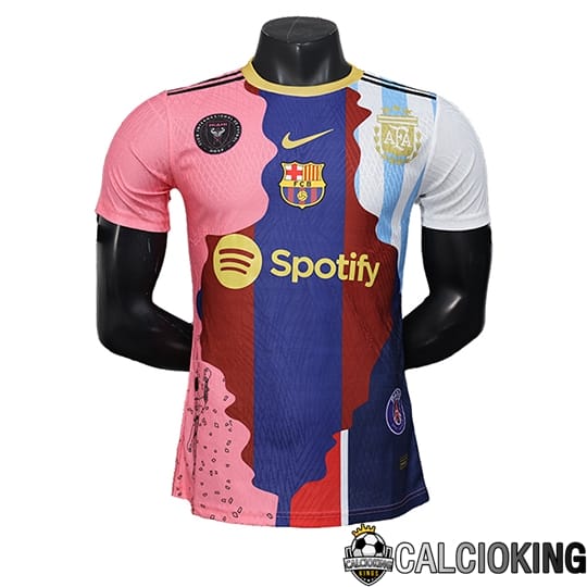 Comprare Maglia Calcio 2024 2025 2026 Personalizzazione,Tuta Da Calcio,Maglie De Calcio Retro Online | Maglie Calcio FC Barcellona MESSI 10 Edizione Speciale 2025/2026