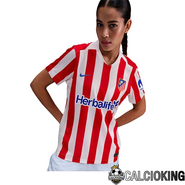 Comprare Maglia Calcio 2024 2025 2026 Personalizzazione,Tuta Da Calcio,Maglie De Calcio Retro Online | Maglie Calcio Atletico Madrid Donna Prima Rosso 2025/2026