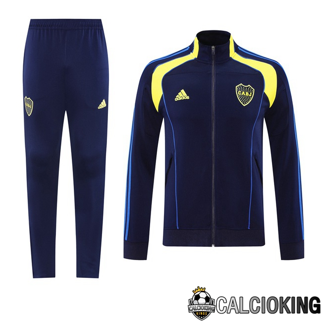 Comprare Maglia Calcio 2024 2025 2026 Personalizzazione,Tuta Da Calcio,Maglie De Calcio Retro Online | Insieme Tuta Calcio - Giacca Boca Juniors Blu Reale 2025/2026