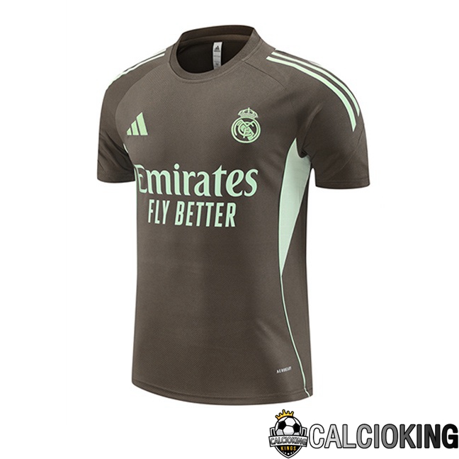 Comprare Maglia Calcio 2024 2025 2026 Personalizzazione,Tuta Da Calcio,Maglie De Calcio Retro Online | T Shirt Allenamento Real Madrid Grigio 2025/2026