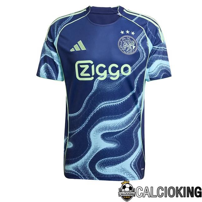 Comprare Maglia Calcio 2025 2026 2027 Personalizzazione,Tuta Da Calcio,Maglie De Calcio Retro Online | Maglie Calcio AFC Ajax Seconda Blu 2025/2026