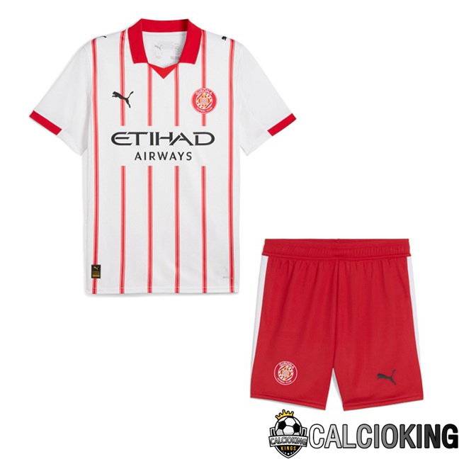 Comprare Maglia Calcio 2024 2025 2026 Personalizzazione,Tuta Da Calcio,Maglie De Calcio Retro Online | Maglie Calcio Girona Bambino Prima Rosso Bianco 2025/2026