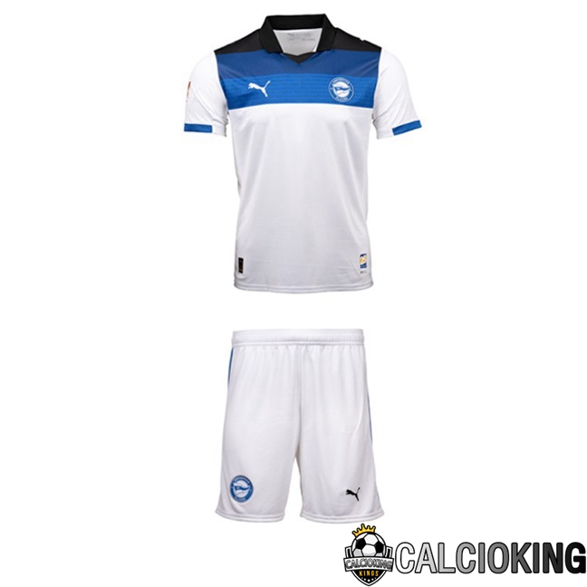 Comprare Maglia Calcio 2024 2025 2026 Personalizzazione,Tuta Da Calcio,Maglie De Calcio Retro Online | Maglie Calcio Deportivo Alaves Bambino Seconda Bianco Blu 2025/2026