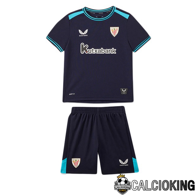 Comprare Maglia Calcio 2024 2025 2026 Personalizzazione,Tuta Da Calcio,Maglie De Calcio Retro Online | Maglie Calcio Athletic Club Bambino Seconda Blu 2025/2026