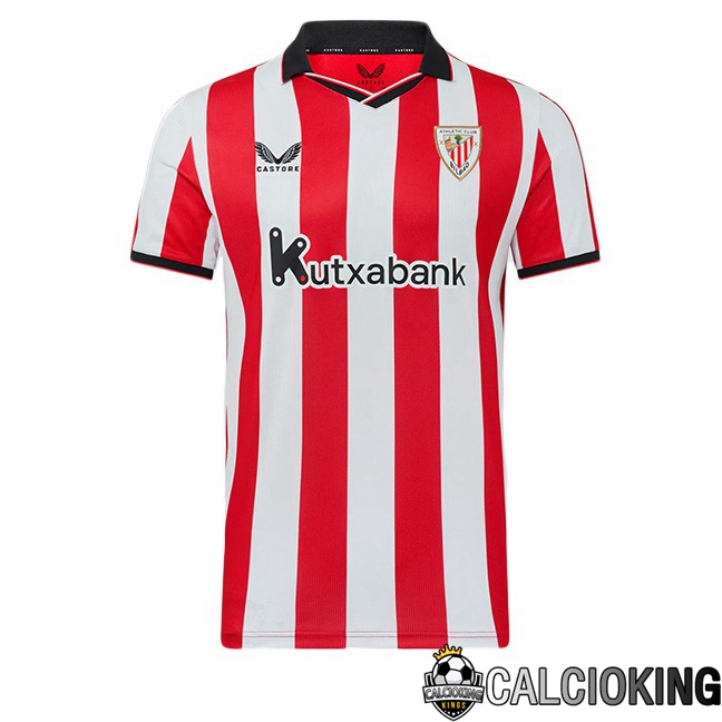 Comprare Maglia Calcio 2024 2025 2026 Personalizzazione,Tuta Da Calcio,Maglie De Calcio Retro Online | Maglie Calcio Athletic Club Prima Rosso Bianco 2025/2026