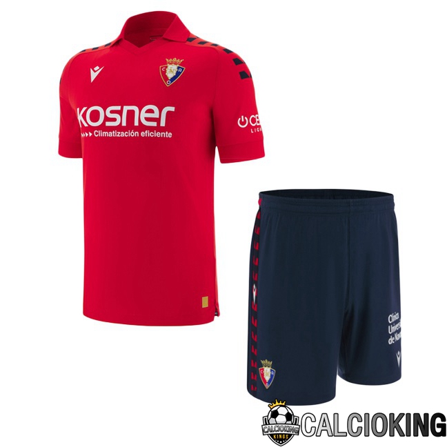 Comprare Maglia Calcio 2024 2025 2026 Personalizzazione,Tuta Da Calcio,Maglie De Calcio Retro Online | Maglie Calcio CA Osasuna Bambino Prima Rosso 2025/2026