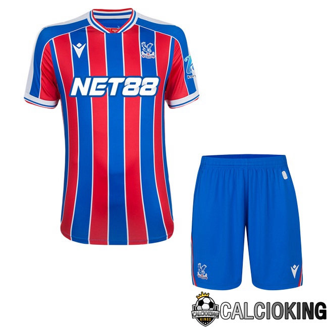 Comprare Maglia Calcio 2024 2025 2026 Personalizzazione,Tuta Da Calcio,Maglie De Calcio Retro Online | Maglie Calcio Crystal Palace Bambino Prima Rosso Blu 2025/2026