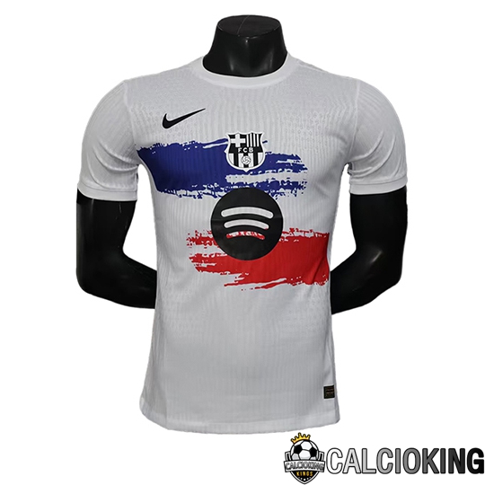 Comprare Maglia Calcio 2024 2025 2026 Personalizzazione,Tuta Da Calcio,Maglie De Calcio Retro Online | Maglie Calcio FC Barcellona Edizione Speciale Bianco 2025 2026