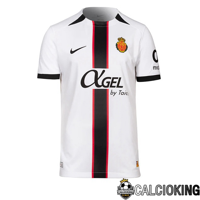 Comprare Maglia Calcio 2024 2025 2026 Personalizzazione,Tuta Da Calcio,Maglie De Calcio Retro Online | Maglie Calcio RCD Mallorca Seconda Bianco 2025/2026
