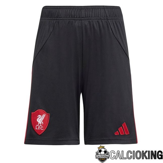 Comprare Maglia Calcio 2025 2026 2027 Personalizzazione,Tuta Da Calcio,Maglie De Calcio Retro Online | Pantaloncini Calcio FC Liverpool Prima Nero 2025/2026