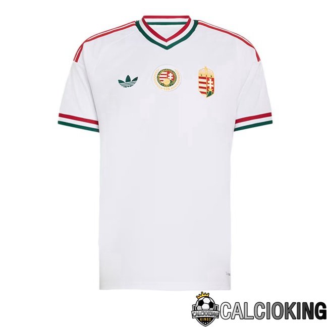 Comprare Maglia Calcio 2025 2026 2027 Personalizzazione,Tuta Da Calcio,Maglie De Calcio Retro Online | Maglie Calcio Ungheria Seconda Bianco 2026/2027