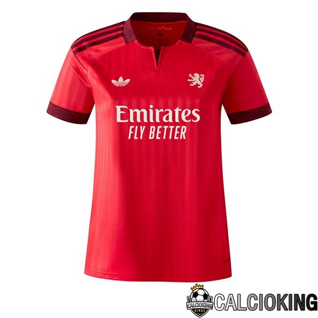 Comprare Maglia Calcio 2025 2026 2027 Personalizzazione,Tuta Da Calcio,Maglie De Calcio Retro Online | Maglie Calcio Lione OL Donna Seconda Rosso 2026/2027