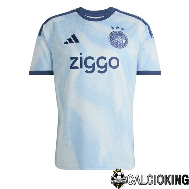 Comprare Maglia Calcio 2025 2026 2027 Personalizzazione,Tuta Da Calcio,Maglie De Calcio Retro Online | Maglie Calcio AFC Ajax Terza Blu Bianco 2026/2027