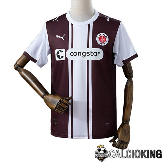 Comprare Maglia Calcio 2025 2026 2027 Personalizzazione,Tuta Da Calcio,Maglie De Calcio Retro Online | Maglie Calcio St Pauli Special Edition Bianco/Marronee 2026/2027