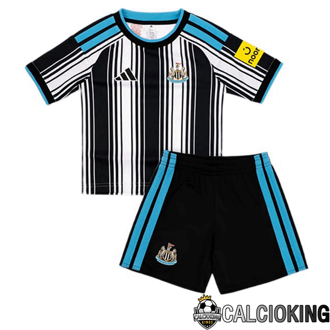 Comprare Maglia Calcio 2025 2026 2027 Personalizzazione,Tuta Da Calcio,Maglie De Calcio Retro Online | Maglie Calcio Newcastle United Bambino Prima Bianco Nero 2026/2027