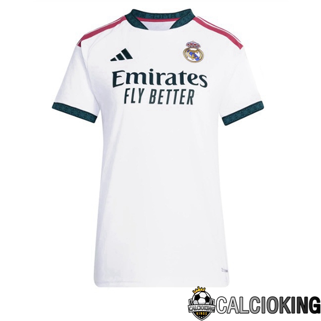 Comprare Maglia Calcio 2025 2026 2027 Personalizzazione,Tuta Da Calcio,Maglie De Calcio Retro Online | Maglie Calcio Real Madrid Donna Prima Bianco 2026/2027